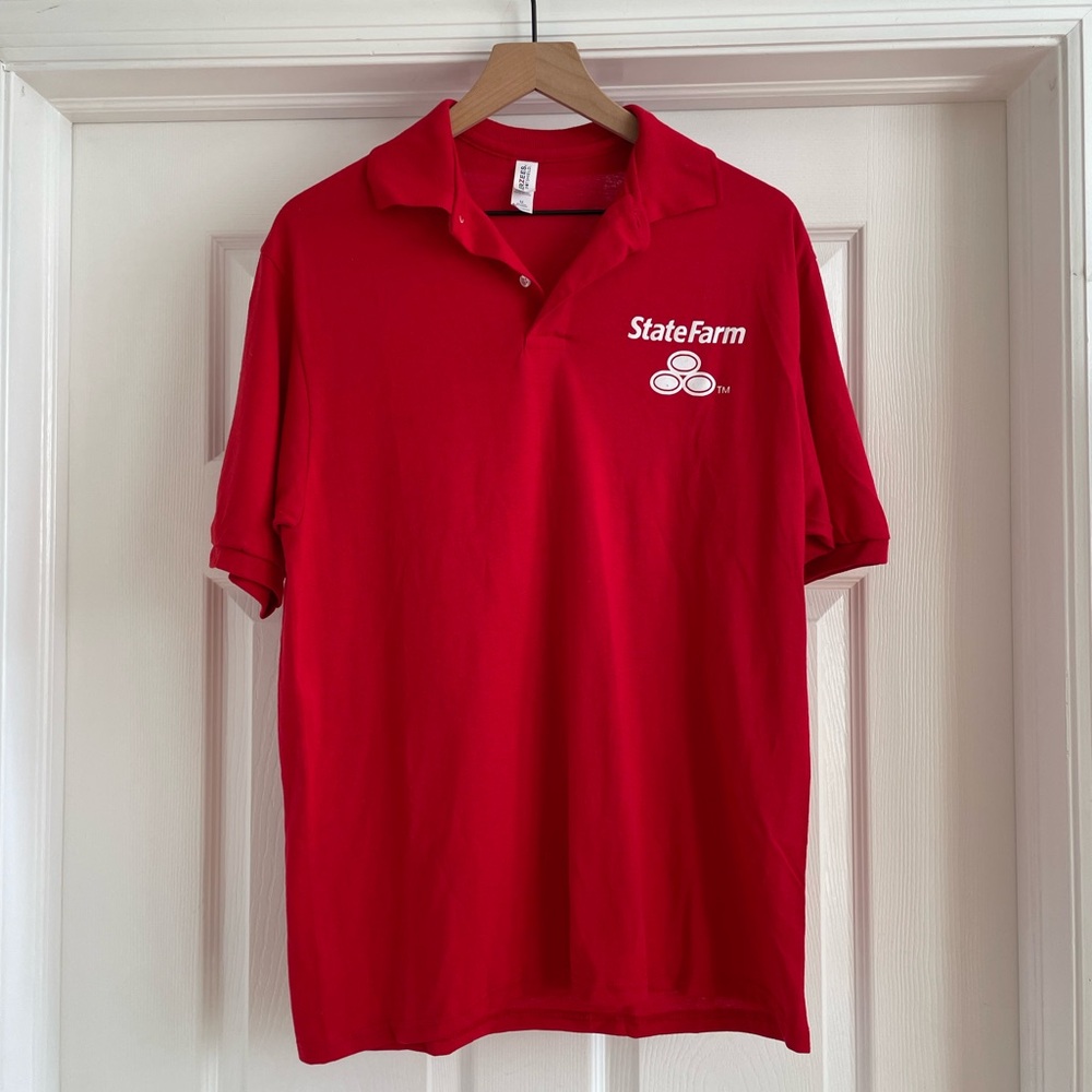 State Farm Red Polo Shirt